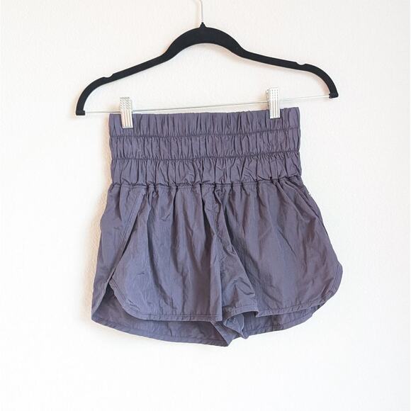 Free People X FP Movement Way Home High-rise Split Hem Shorts, size S - Picture 1 of 7